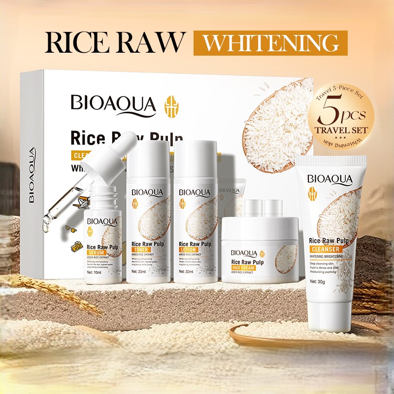 Rice Puree Skin Care Set & Soa - Luxury Skincare Wholesale recension och pris